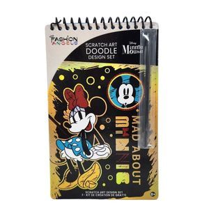 Disney Minnie Mouse Fashion Angels Scratch Art Doodle Design Set
